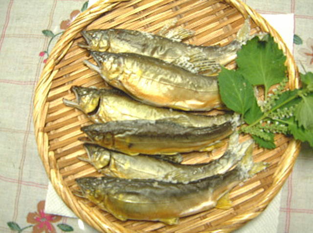 鮎の塩焼き