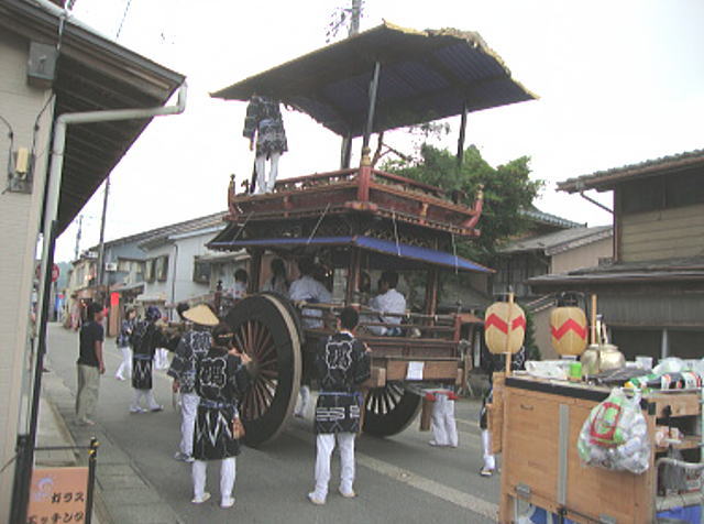 屋台の試運転