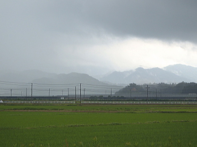 雨の降っている場所の移動