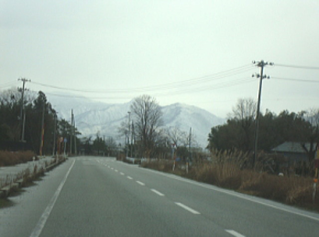 道路に雪が無い
