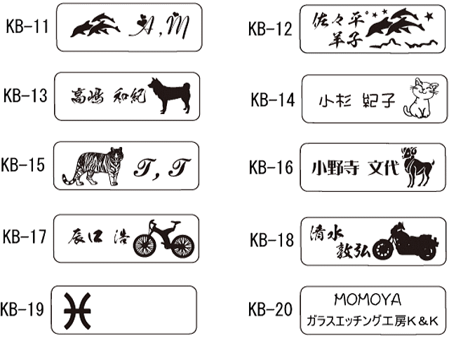 キーホルダーデザイン