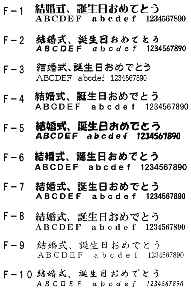 和文字書体