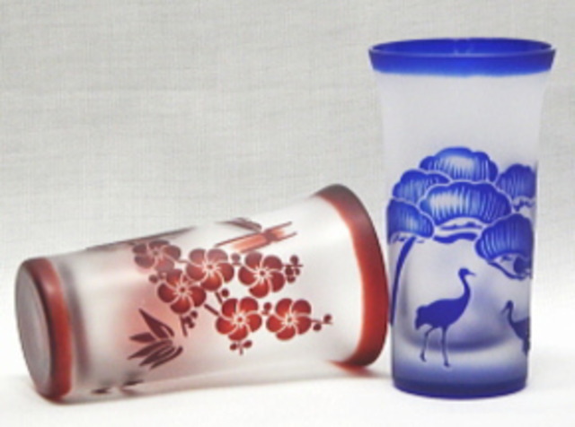 側面彫刻 松竹梅・鶴、鼓