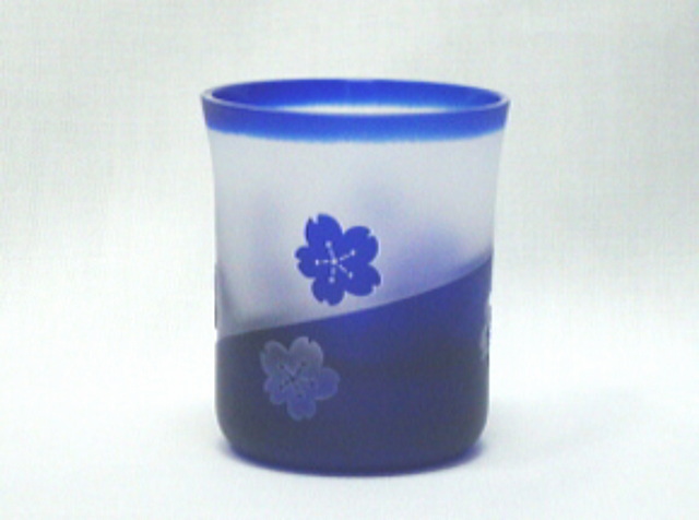 側面彫刻 桜模様